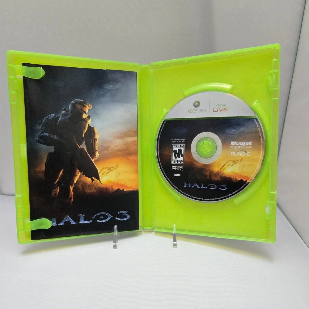 Halo 3 - Microsoft Xbox 360 - Complete CIB -‎ Case Disc Manual/Poster Working